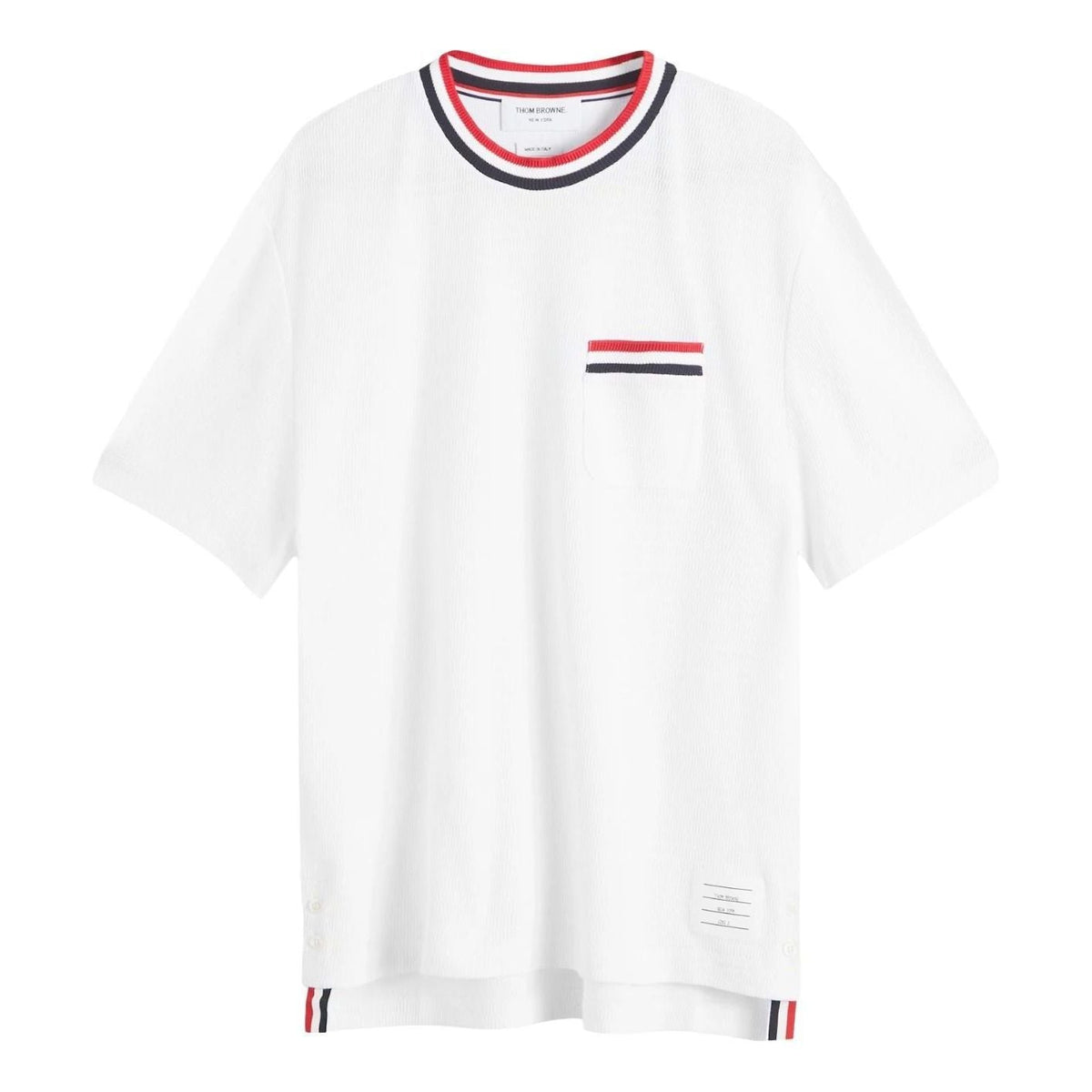 THOM BROWNE Short Sleeve T-Shirt 'White' MJS259A-J0153-100