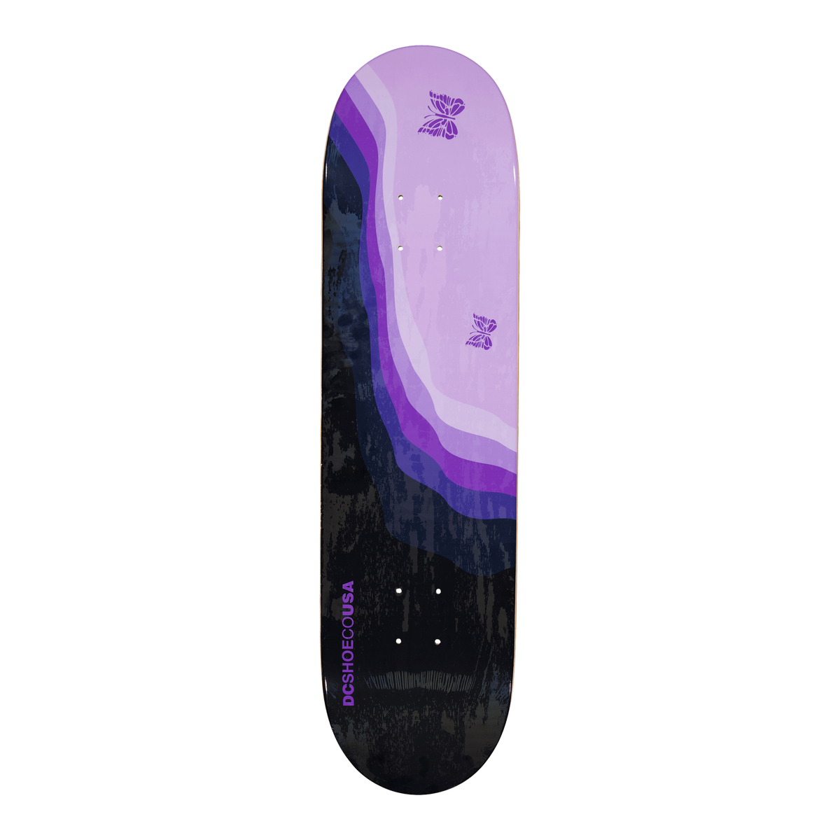 Needles X Dc Shoes Skate Deck Black / Purple