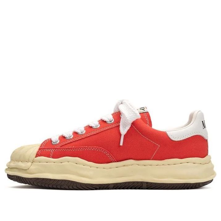 Maison MIHARA YASUHIRO BLAKEY OG Sole Canvas Low 'Orange' A09FW732-ONG