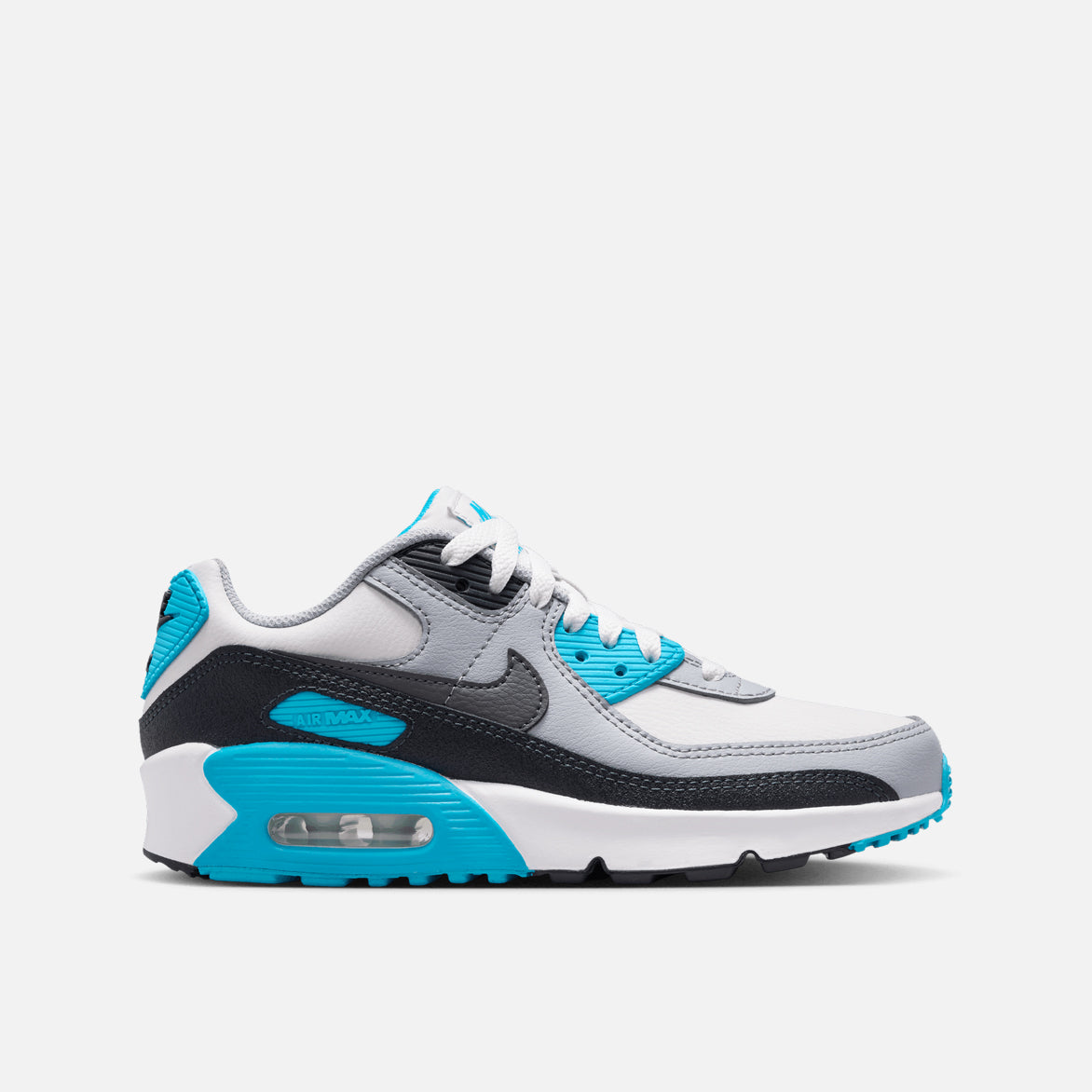 AIR MAX 90 LTR (GS) - PLATINUM TINT / BLUE LIGHTNING