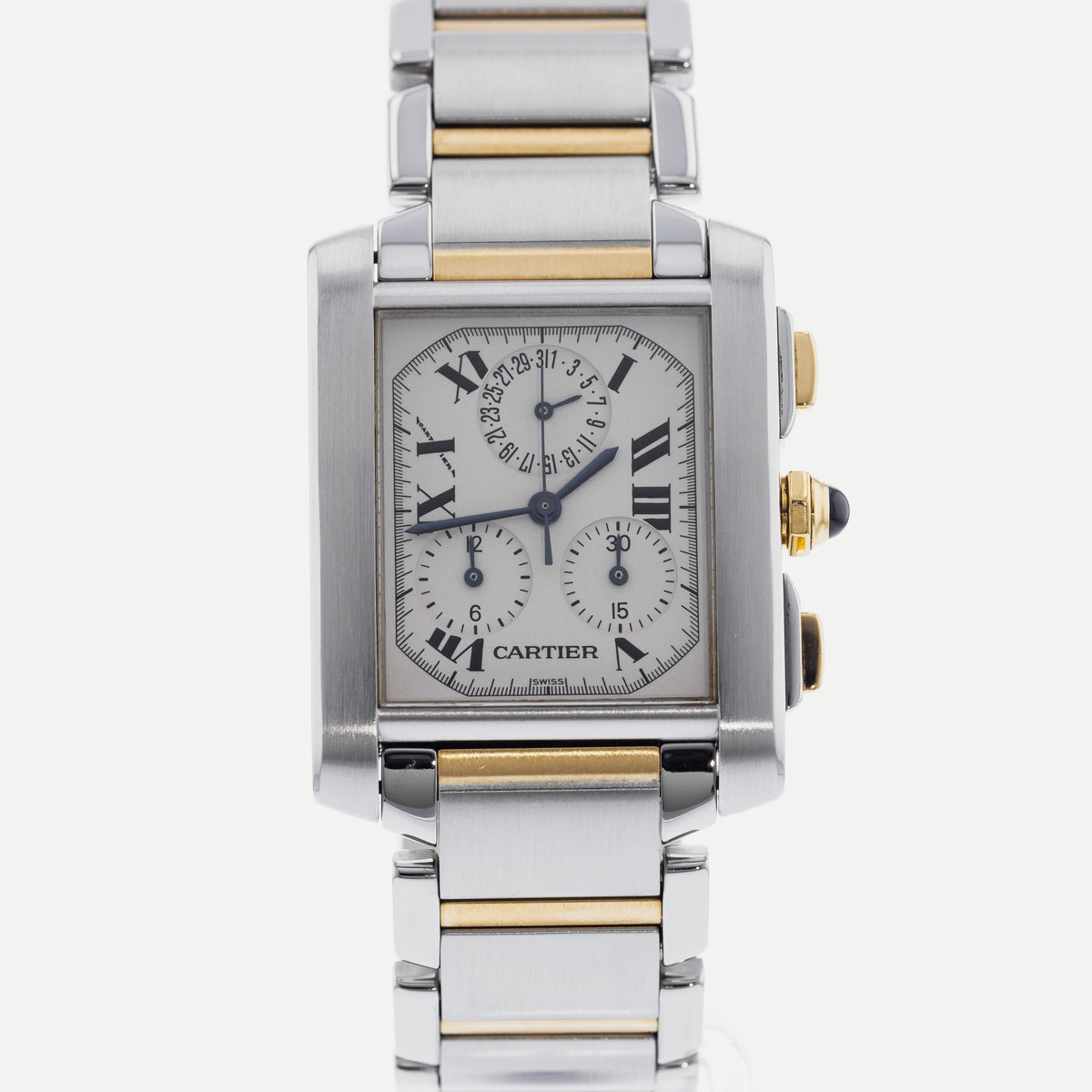 Cartier Tank Francaise Chronoflex W51004Q4