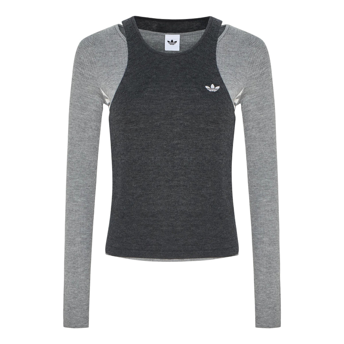 (WMNS) adidas 3S Deluxe W T-Shirt Asia Sizing 'Dark Grey Heather' LE9666 - adidas Professional Edition