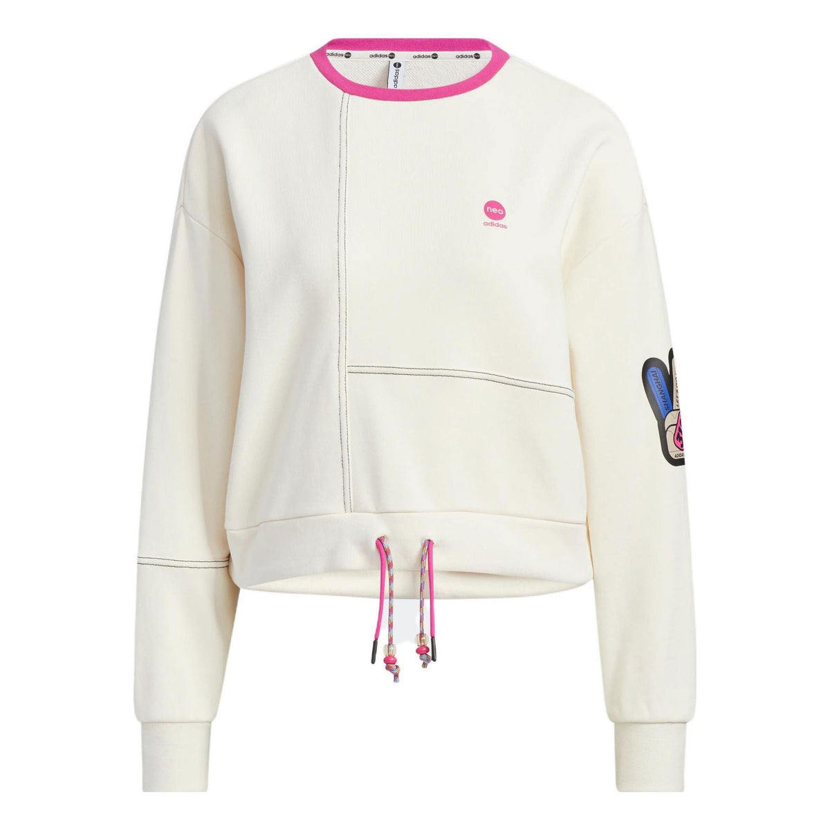 (WMNS) adidas Neo Cesp Sweatshirts 'White' IA6899
