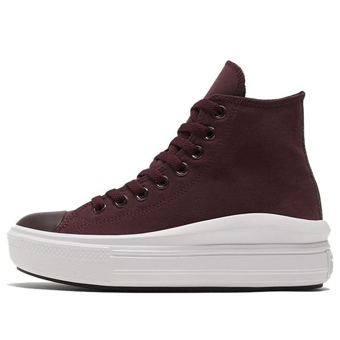 (WMNS) Converse Chuck Taylor All Star High Move 'Diamond Metal - Black Currant' 569544C