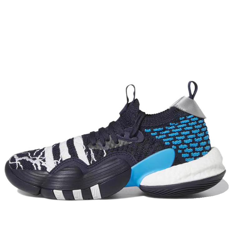(GS) adidas Trae Young 2.0 Basketball Shoes 'Black Blue White' ID2216