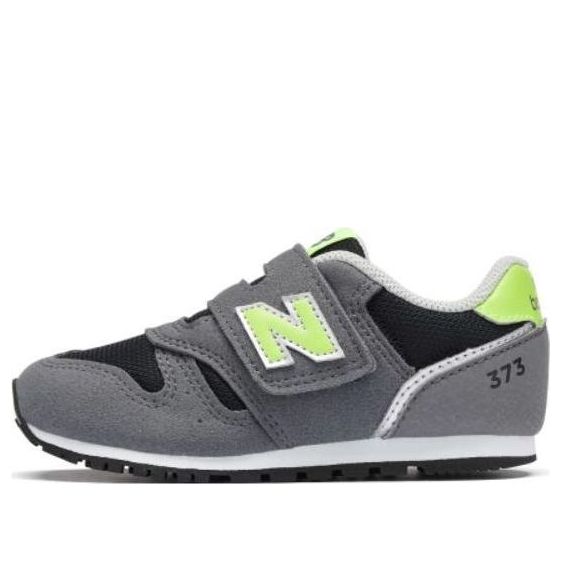 (TD) New Balance 373 Hook and Loop Shoes 'Grey Light Green' IZ373JO2