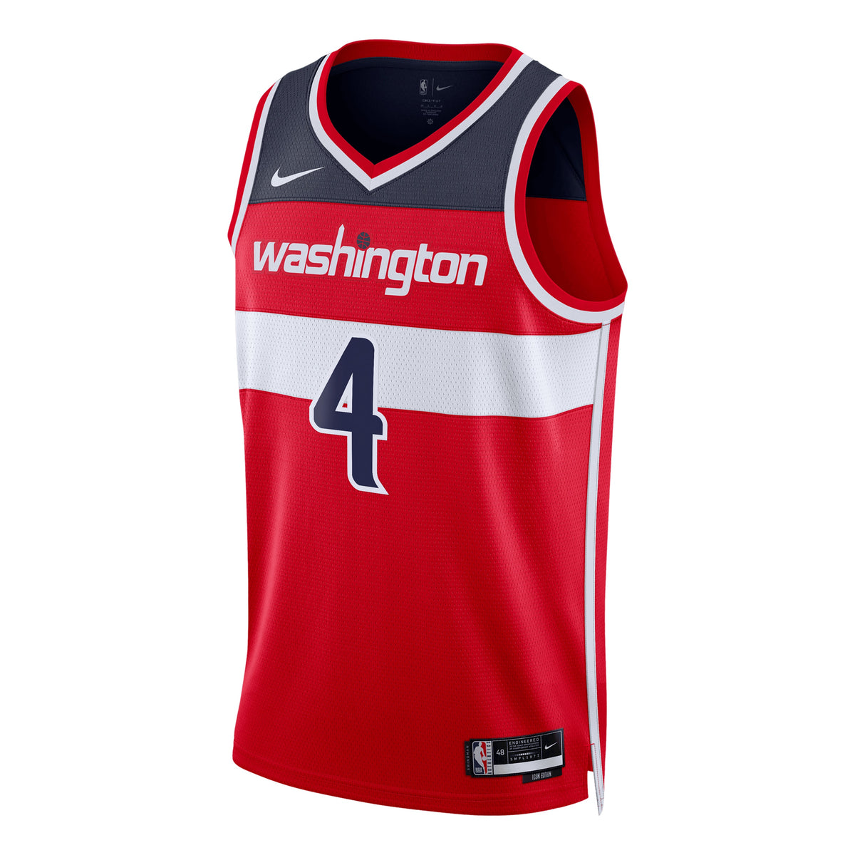 Nike NBA AJ Dybantsa Washington Wizards Icon Edition Dri-FIT Swingman Jersey 'University Red' DN2025-676