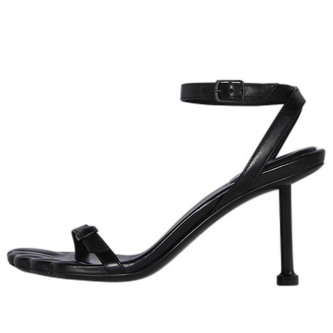 (WMNS) Balenciaga Afterhour 90mm Sandals 'Black' 678879WBCW01000