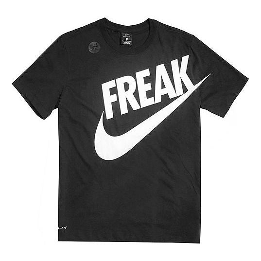 Nike Giannis Dri-Fit Tee Alphabet Basketball T-Shirt 'Black' BV8266-010