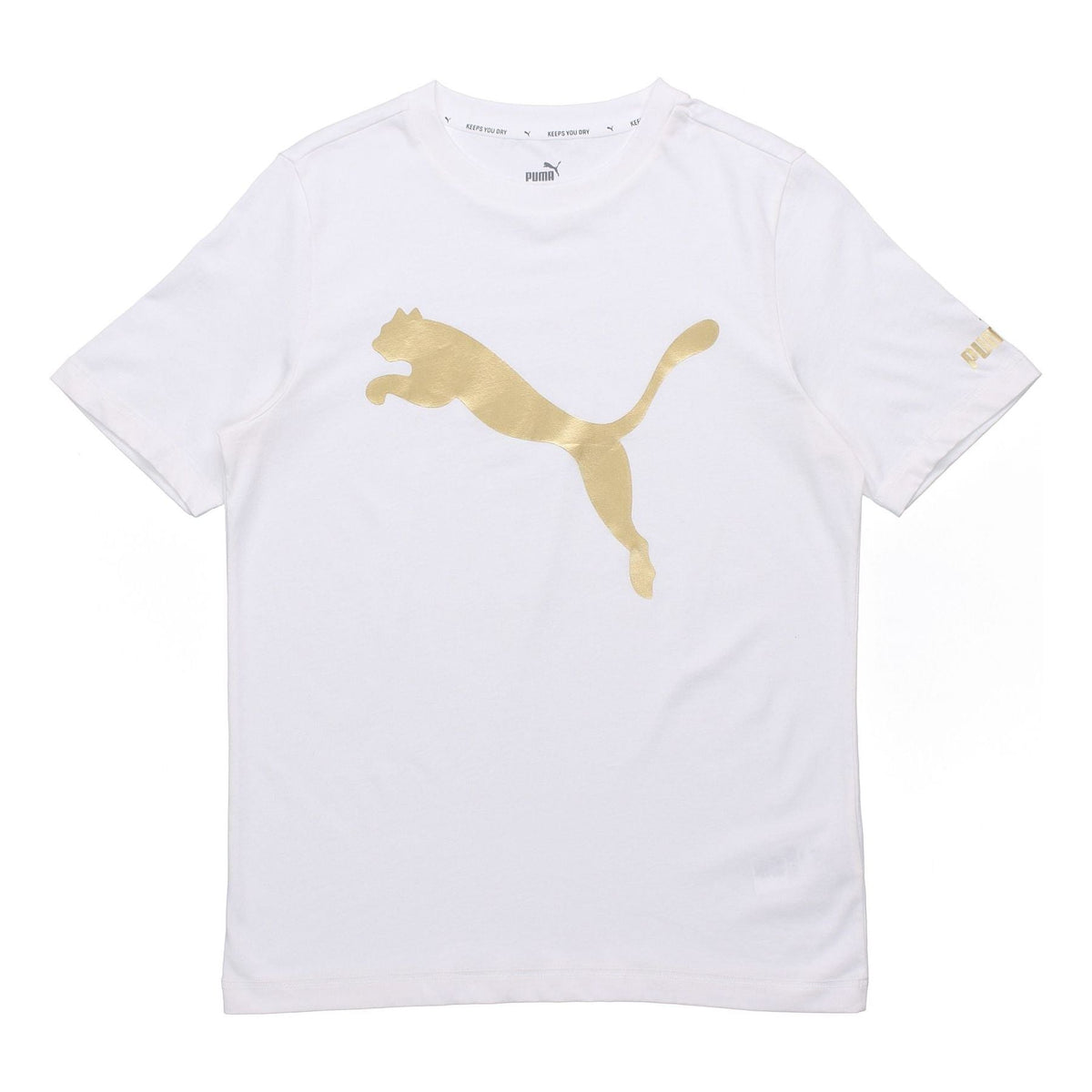 PUMA Logo Foil Tee 'White' 533191-02