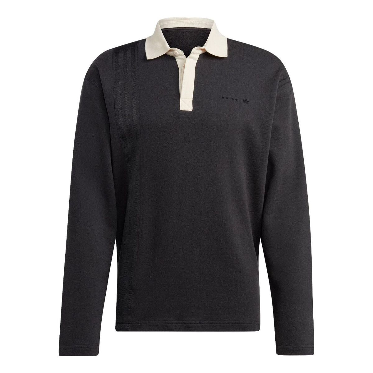 adidas Camisa Manga Longa Rugby Rifta Metro Polo Shirts 'Black' IC8396