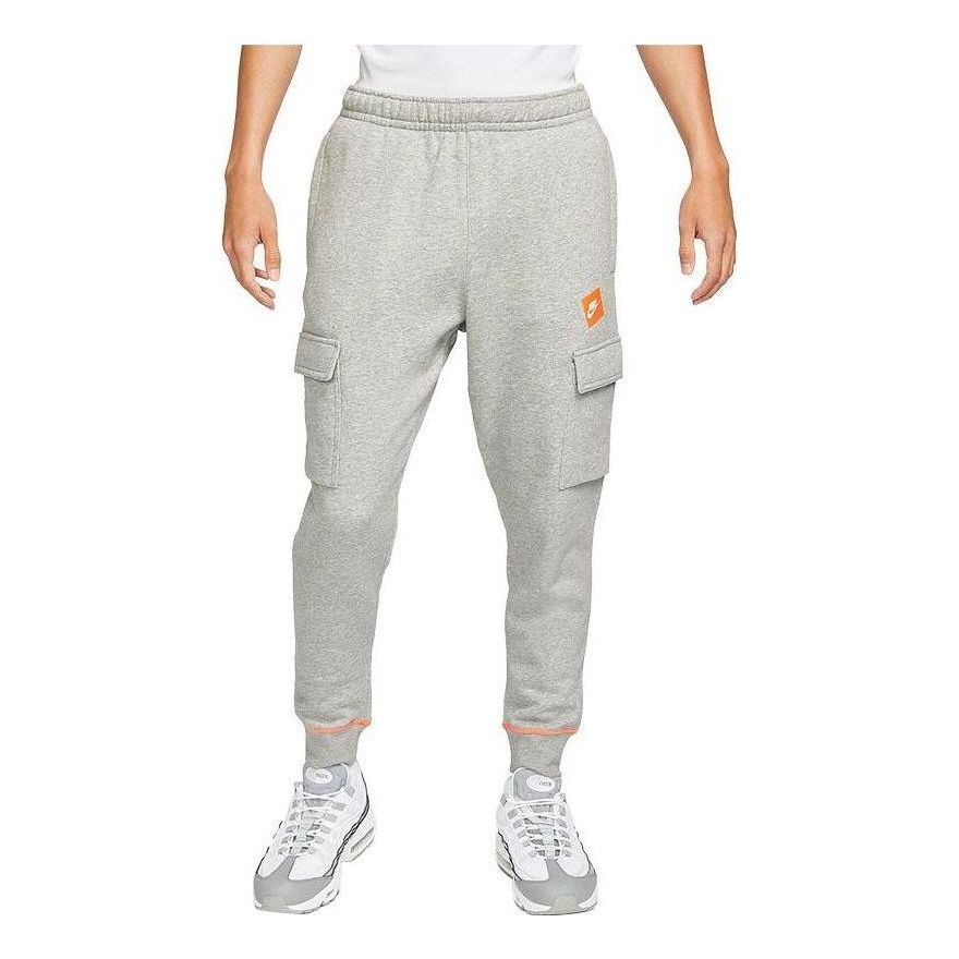 Nike Sportswear Just Do It Fleece Cargo Pants 'Dark Heather Grey' DD6268-063