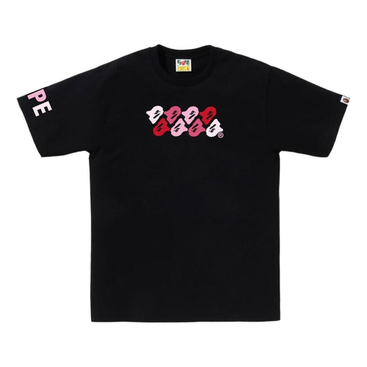 A Bathing Ape ABC Camo T-Shirt 'Black Pink' 1J70-110-019-BLKPNK
