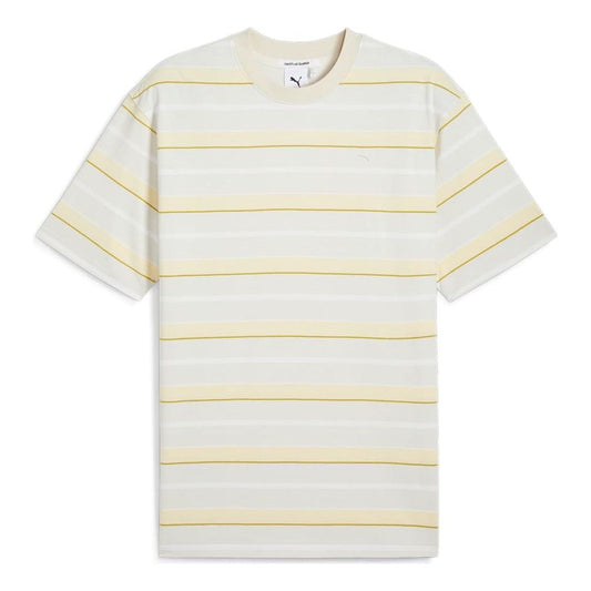 PUMA MMQ Striped T-Shirt 'Alpine Snow' 626552-87