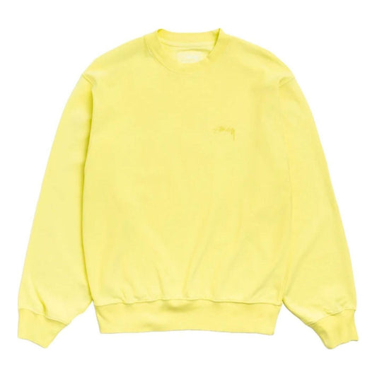 Stussy Lightweight Terry Crew 'Yellow' 118611-YELO