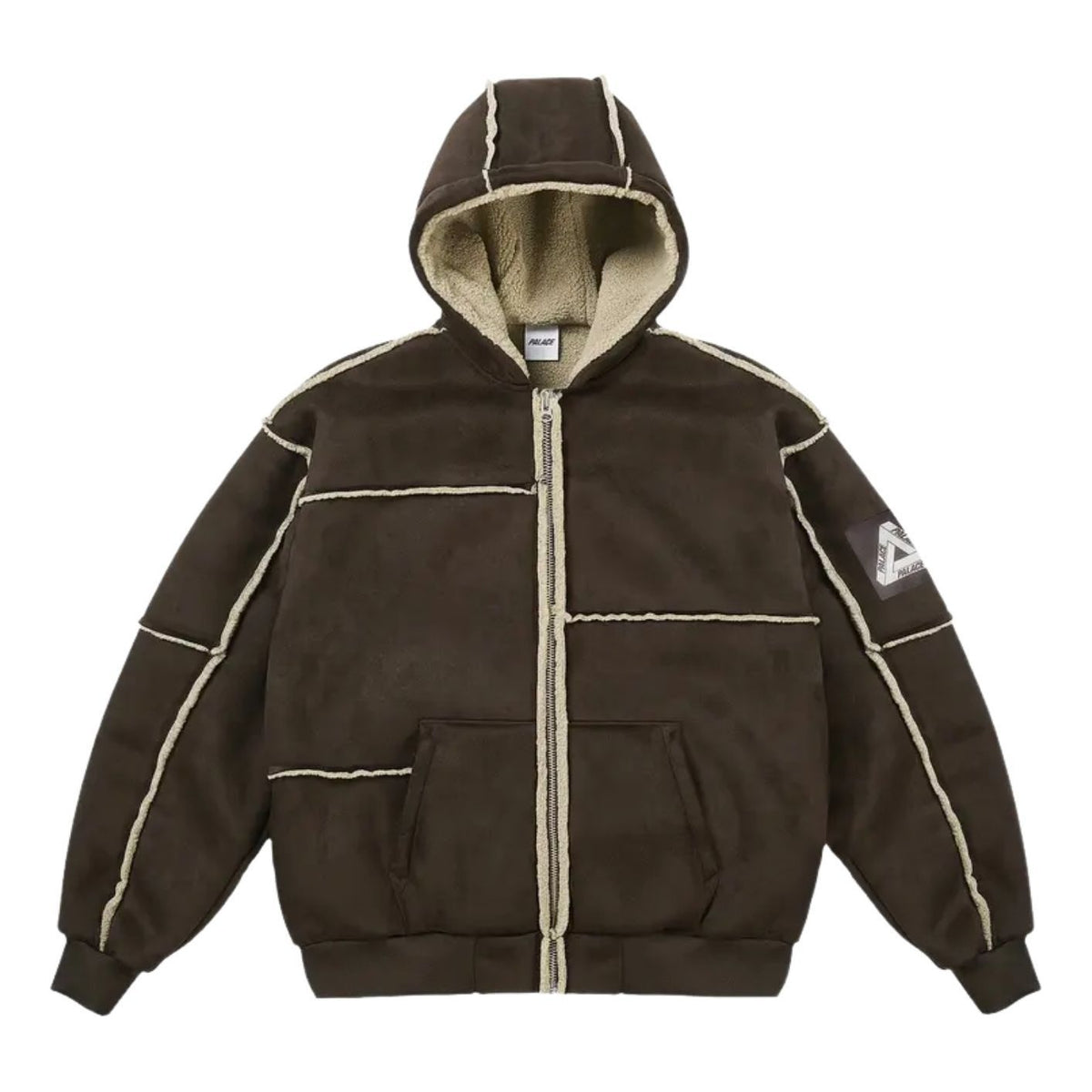 Palace Patch Me Up Shearling Jacket 'Fox' P30JK048