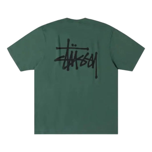 Stussy Basic Pigment Dyed T-Shirt 'Pine' 1905001-PINE