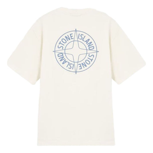STONE ISLAND Outline Compass Regular Fit T-Shirt 'Ivory' L1S1521000-01S0284-V0093