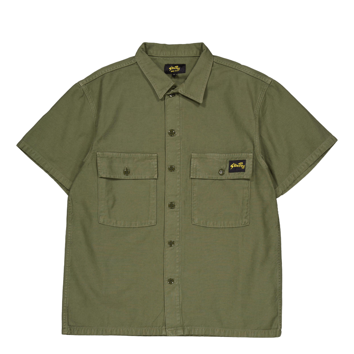 Cpo Short Sleeve Olive Sateen