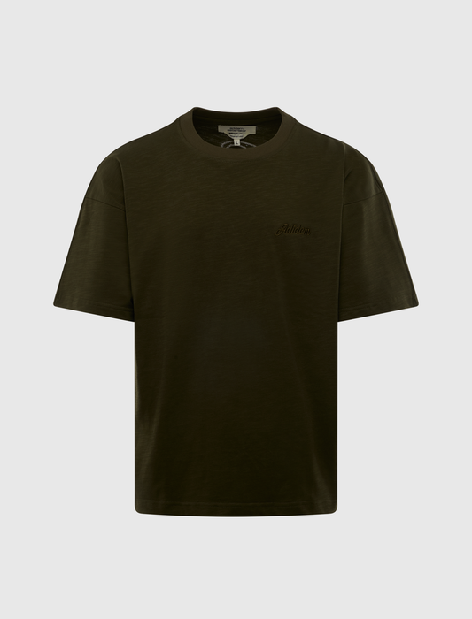 SLUB CURSIVE TEE