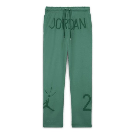 Air Jordan x Nina Chanel Sweatpants Asia Sizing 'Green Stone' FZ7519-398