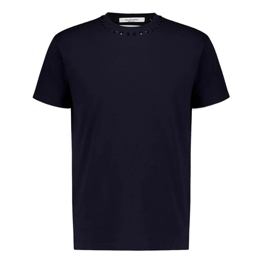 Valentino Rockstud T-Shirt 'Navy' 4V3MG08X959598