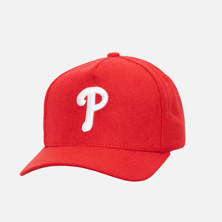 PHILLIES KICKING WOOL PRO STRAPBACK - RED