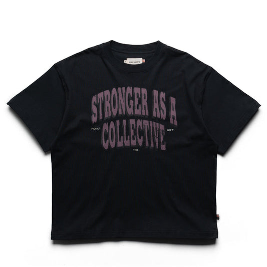Honor The Gift Stronger As a Collective Tee - Black