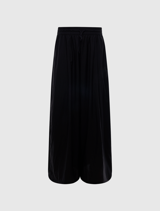GRADIENT 3-STRIPES NYLON WIDE PANTS
