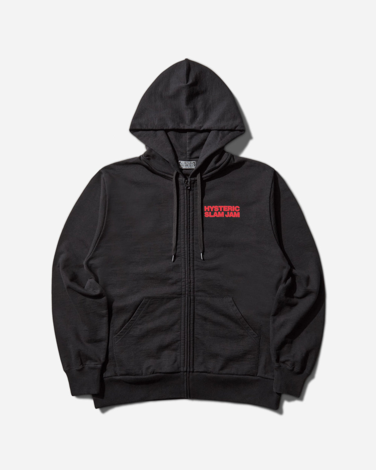 Slam Jam Hysteric Angels Zip Up Hoodie Black