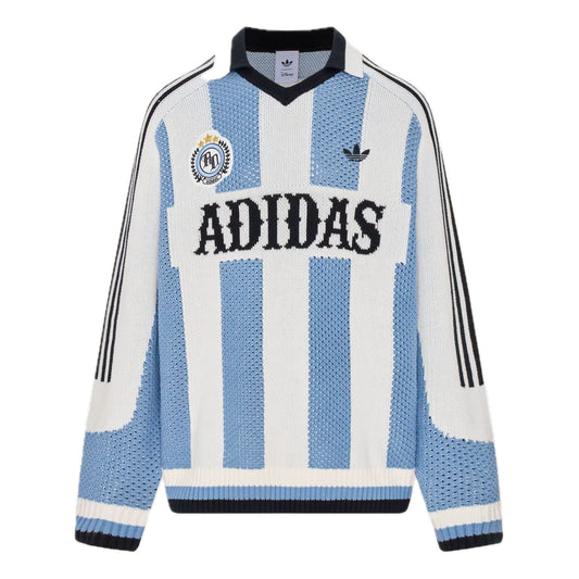 adidas Wild Pullover Asia Sizing 'Off White Light Blue' KX4879 - adidas Professional Edition