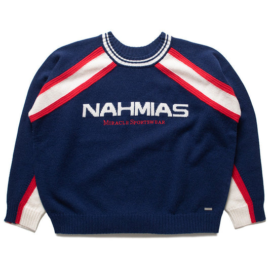 Nahmias Miracle Sportswear Crewneck Sweater - Cobalt