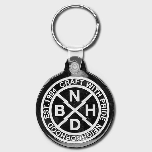 Rounded . Key Holder - Black