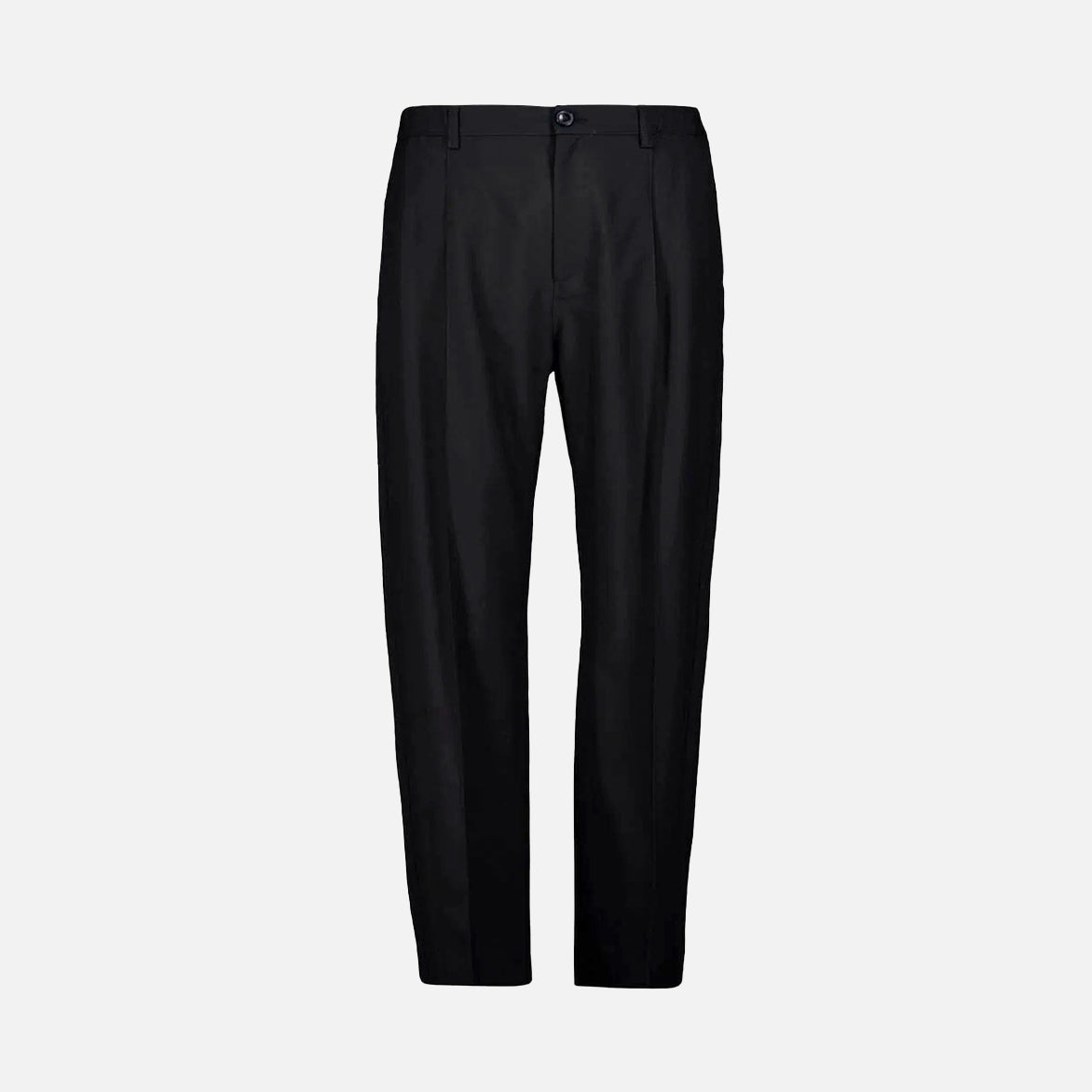 TROPICAL WOOL TROUSERS - BLACK