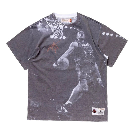 Mitchell & Ness Above The Rim Vince Carter T-shirt 'Grey' TCRW3401-TRAYYVCAWHIT