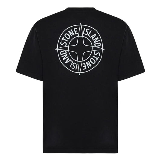 STONE ISLAND Outline Compass Regular Fit T-Shirt 'Black' L1S1521000-01S0284-V0029