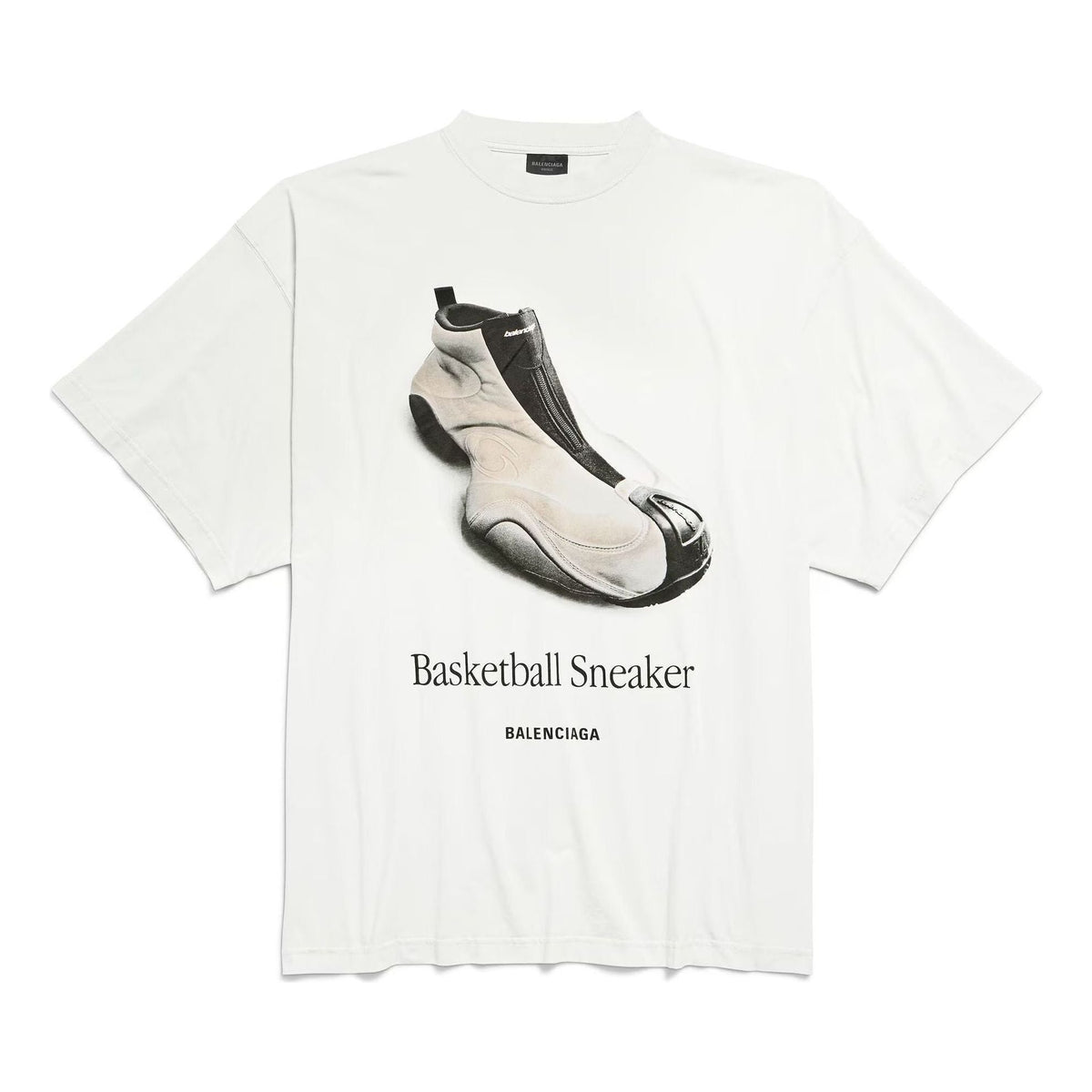 Balenciaga Basketball Sneaker T-Shirt 'White' 831305TSVN39012
