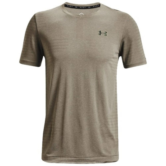 Under Armour Rush Seamless Geo Sport T-Shirt 'Olive Green' 1370441-361
