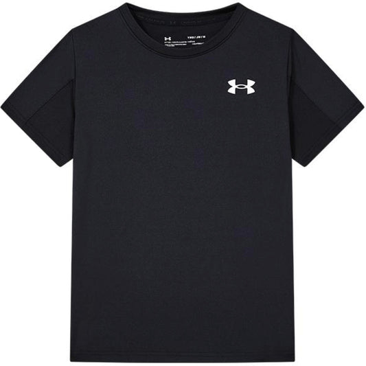 (GS) Under Armour Logo T-Shirt 'Black' 232101998