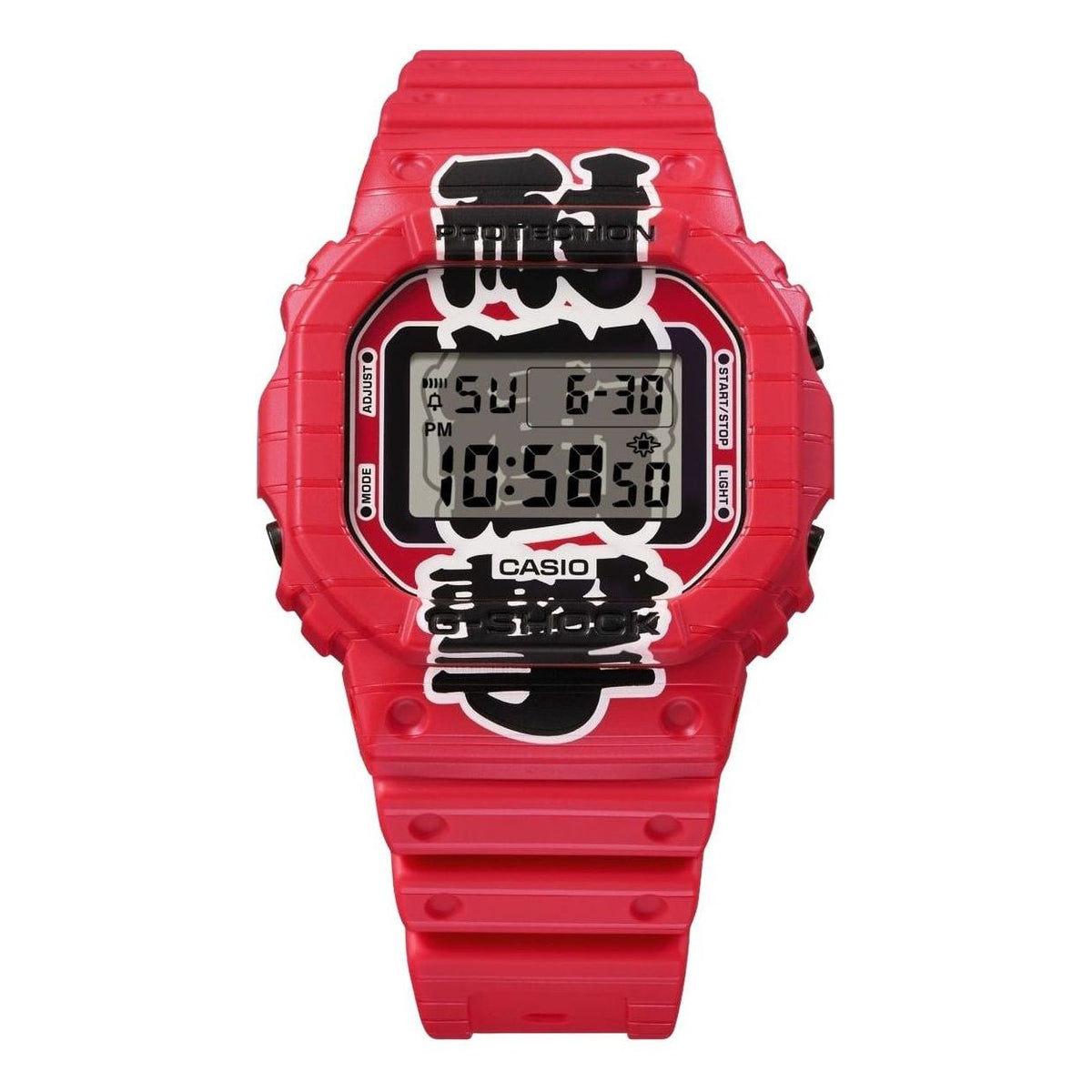 CASIO G-Shock Digital DW5600 Series 'Red' DW5600AKA-4