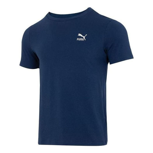 PUMA Logo Sports T-shirt 'Navy' 630353-15