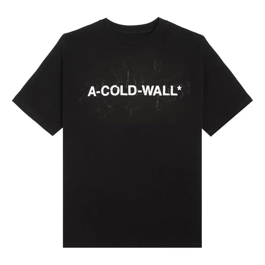 A-COLD-WALL* Knitted Logo T-shirt 'Black' ACWMTS045-BLACK