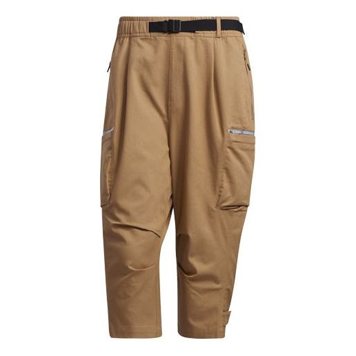 adidas Th 34pnt Wv Ext Sports Stylish Cropped Pants Yellow GP0957