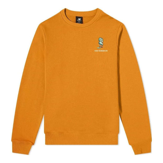 New Balance Minimize Crew Sweatshirt Asia Sizing 'Orange' MT13572-MOE