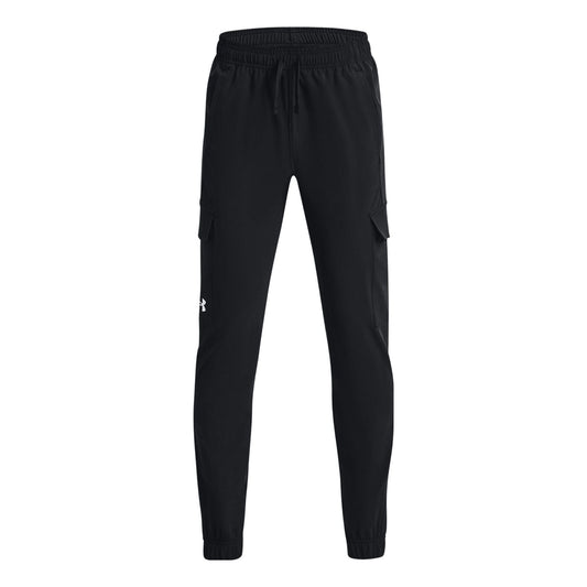 (GS) Under Armour Pennant Woven Cargo Pants 'Black' 1377360-001