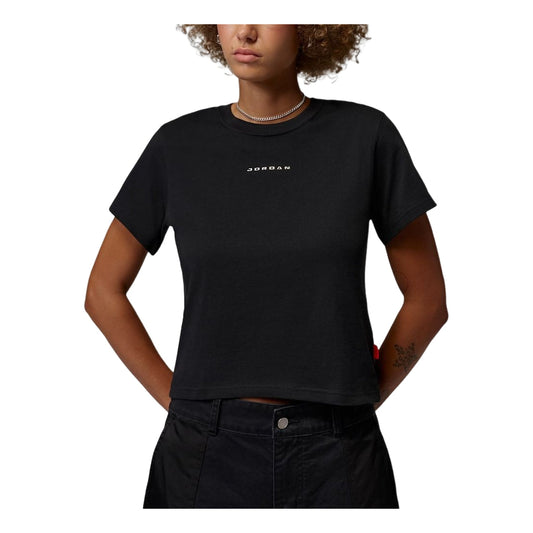(WMNS) Air Jordan T-Shirt 'Black' IM7138-010 - Jordan Professional Edition