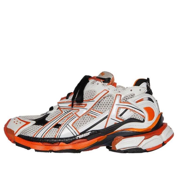 (WMNS) Balenciaga Runner 'White Orange' 677402W3RB79051