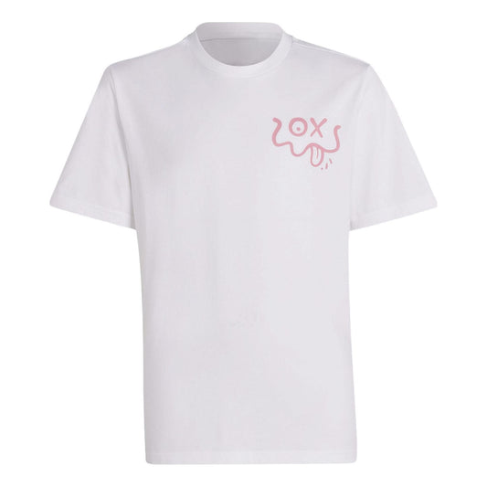 (GS) adidas Andr Saraiva T-Shirt 'White Pink' IB8554
