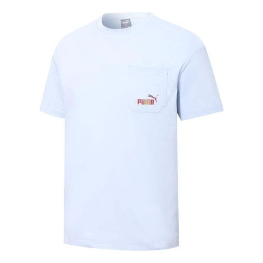PUMA Skb Pocket Logo Tee 'Blue' 671962-21
