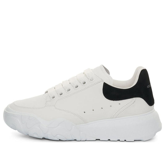 (WMNS) Alexander McQueen Oversized Court Trainer 'White Black' 633915WIA9A9061